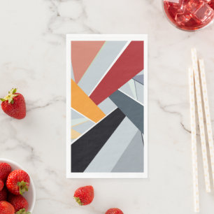 Abstracte geometrische vorm 2 servet