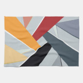 Abstracte geometrische vorm 2 theedoek (Horizontaal)