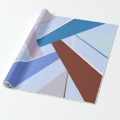 Abstracte geometrische vorm 3 cadeaupapier (Uitgerold)