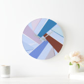 Abstracte geometrische vorm 3 grote klok (Huis)