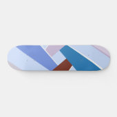 Abstracte geometrische vorm 3 persoonlijk skateboard (Horizontaal)