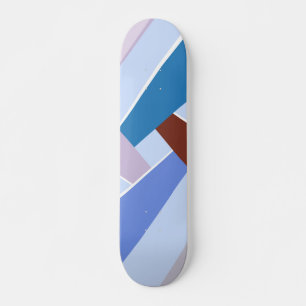 Abstracte geometrische vorm 3 persoonlijk skateboard