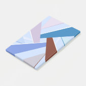 Abstracte geometrische vorm 3 post-it® notes (Schuin)