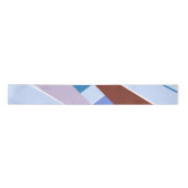 Abstracte geometrische vorm 3 satijnen lint (Voorkant)