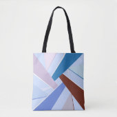 Abstracte geometrische vorm 3 tote bag (Voorkant)