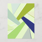 Abstracte geometrische vorm 4 briefkaart (Voorkant)