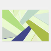 Abstracte geometrische vorm 4 inpakpapier vel (Voorkant)