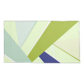 Abstracte geometrische vorm 4 kussensloop (Achterkant)