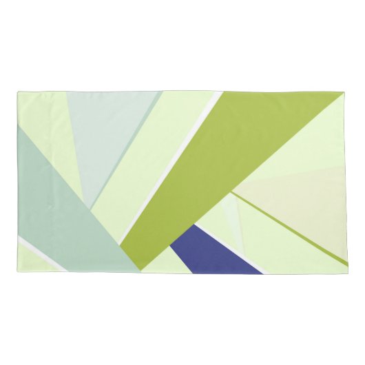 Abstracte geometrische vorm 4 kussensloop (Achterkant)