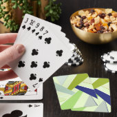 Abstracte geometrische vorm 4 pokerkaarten (Insitu)