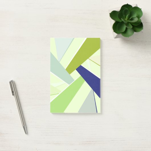 Abstracte geometrische vorm 4 post-it® notes (Kantoor)