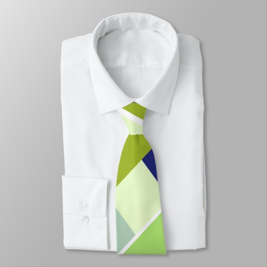 Abstracte geometrische vorm 4 stropdas (Gebonden)