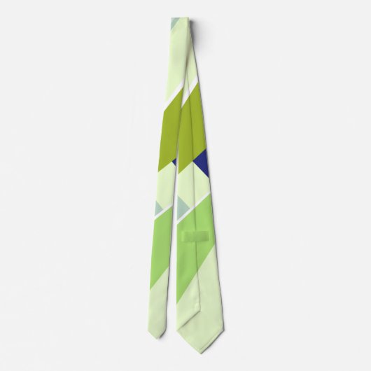 Abstracte geometrische vorm 4 stropdas (Achterkant)