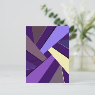 Abstracte geometrische vorm 5 feestdagenkaart