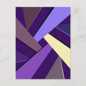 Abstracte geometrische vorm 5 feestdagenkaart (Voorkant)