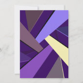 Abstracte geometrische vorm 5 kaart (Achterkant)
