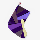 Abstracte geometrische vorm 5 kleine kerstsok (Voorkant (Hangend))