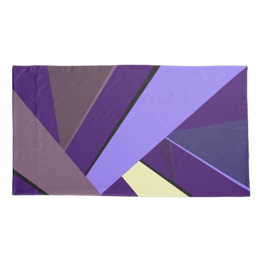 Abstracte geometrische vorm 5 kussensloop (Achterkant)