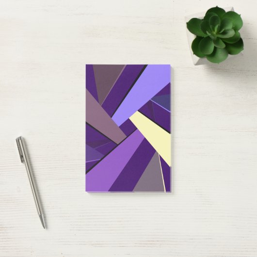 Abstracte geometrische vorm 5 post-it® notes (Kantoor)