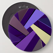 Abstracte geometrische vorm 5 ronde button 6,0 cm (Voorkant /achterkant)