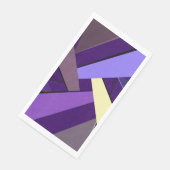 Abstracte geometrische vorm 5 servet (Hoek)