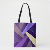 Abstracte geometrische vorm 5 tote bag (Voorkant)