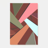 Abstracte geometrische vorm 7 post-it® notes (Voorkant)