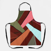 Abstracte geometrische vorm 7 schort (Voorkant)