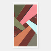 Abstracte geometrische vorm 7 servet (Voorkant)