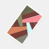 Abstracte geometrische vorm 7 servet (Hoek)