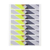 Abstracte geometrische vorm 8 (Vel)