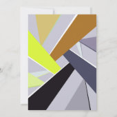 Abstracte geometrische vorm 8 bedankkaart (Achterkant)