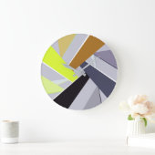 Abstracte geometrische vorm 8 grote klok (Huis)