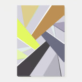 Abstracte geometrische vorm 8 post-it® notes (Voorkant)