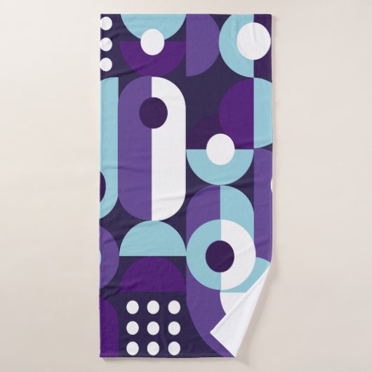 Abstracte geometrische vorm abstract, kunst, kunst badhanddoek (Badhanddoek)