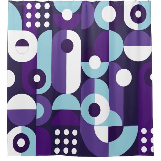 Abstracte geometrische vorm abstract, kunst, kunst douchegordijn (Voorkant)
