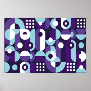 Abstracte geometrische vorm abstract, kunst, kunst poster