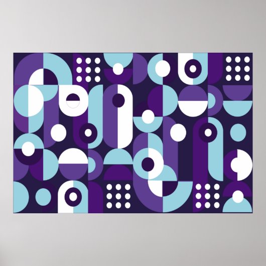 Abstracte geometrische vorm abstract, kunst, kunst poster (Voorkant)