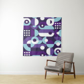 Abstracte geometrische vorm abstract, kunst, kunst wandkleed (In Situ (horizontaal))