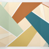 Abstracte geometrische vorm drieluik wenskaart (Binnenkant midden)