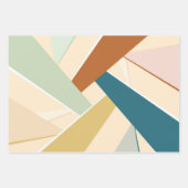 Abstracte geometrische vorm inpakpapier vel (Voorkant 3)