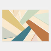 Abstracte geometrische vorm inpakpapier vel (Voorkant 2)