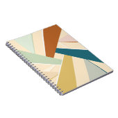 Abstracte geometrische vorm notitieboek (Rechterzijde)