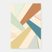 Abstracte geometrische vorm post-it® notes (Voorkant)
