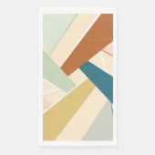 Abstracte geometrische vorm servet (Voorkant)