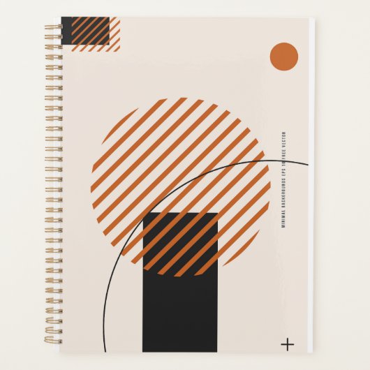 Abstracte geometrische vormen Achtergronden Planner (Voorkant)