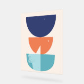 Abstracte geometrische vormen acryl bord (Hoek)