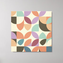 Abstracte geometrische vormen canvas afdruk