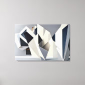 Abstracte geometrische vormen canvas afdruk (Voorkant)