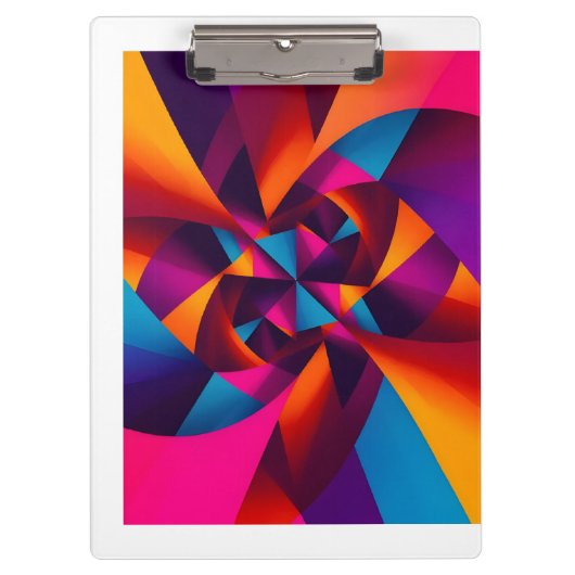 abstracte geometrische vormen klembord (Voorkant)